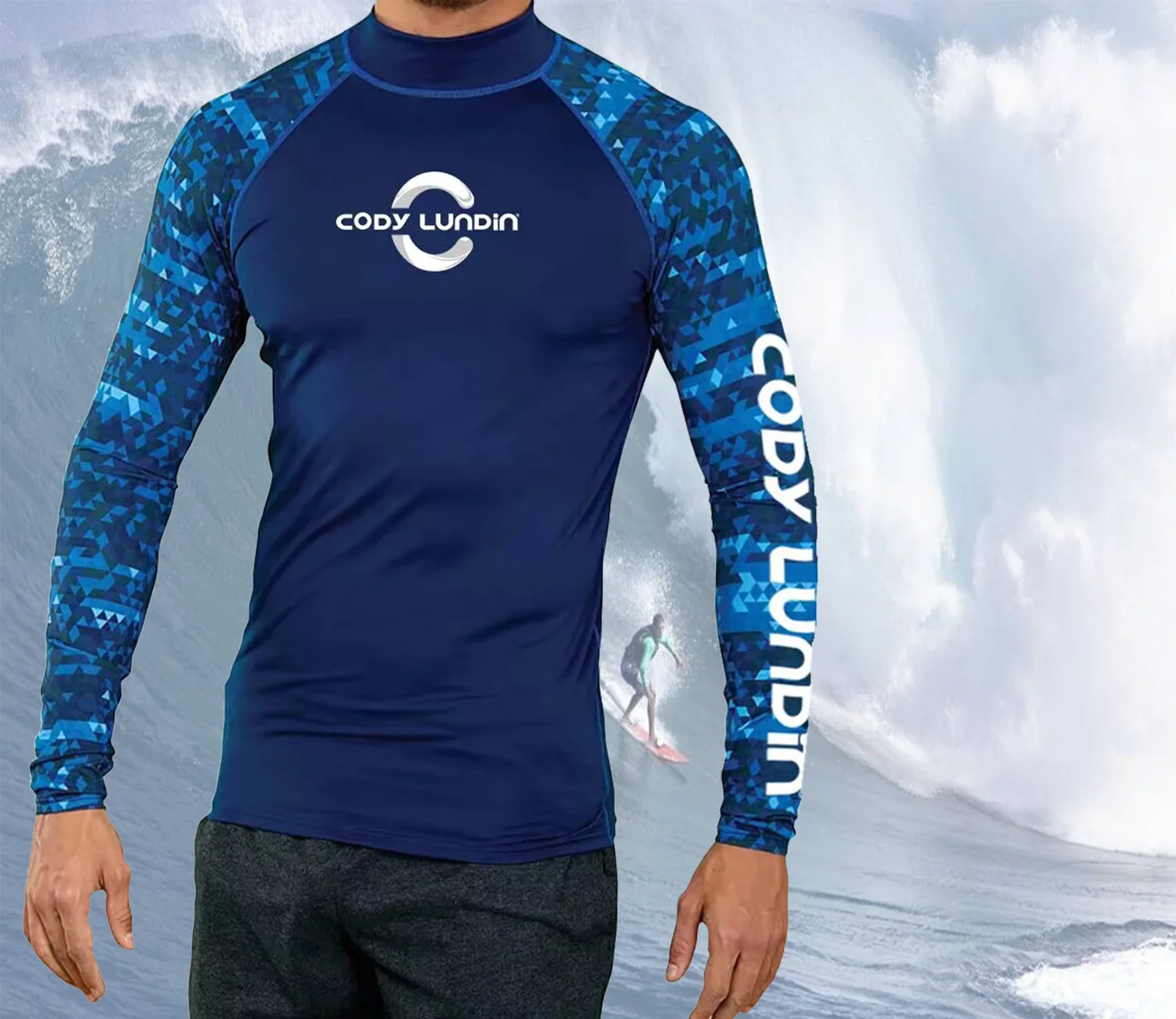 Cody Lundin メンズ 長袖シャツ UPF 50+ UV 保護 日焼け止め スウェットシャツ ハイキング ランニング ワークアウト 水泳 サーフ ラッシュガード用