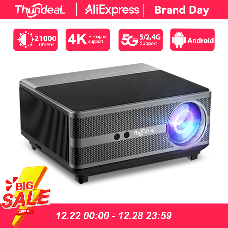 ThundeaL Новинка TD98 Full HD 1080P проектор TD98W Android версия WiFi светодиодный 2K 4K видео кино смарт-проектор PK DLP домашний кинотеатр проектор поддержка Bluetooth Настроить на Андроид/IOS-устройствах