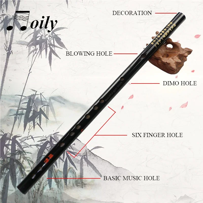 อะนิเมะ Mo Dao Zu Shi คอสเพลย์อุปกรณ์เสริม Wei Wuxian ขลุ่ยจีน dizi Transversal Flauta เครื่องดนตรีแบบดั้งเดิม