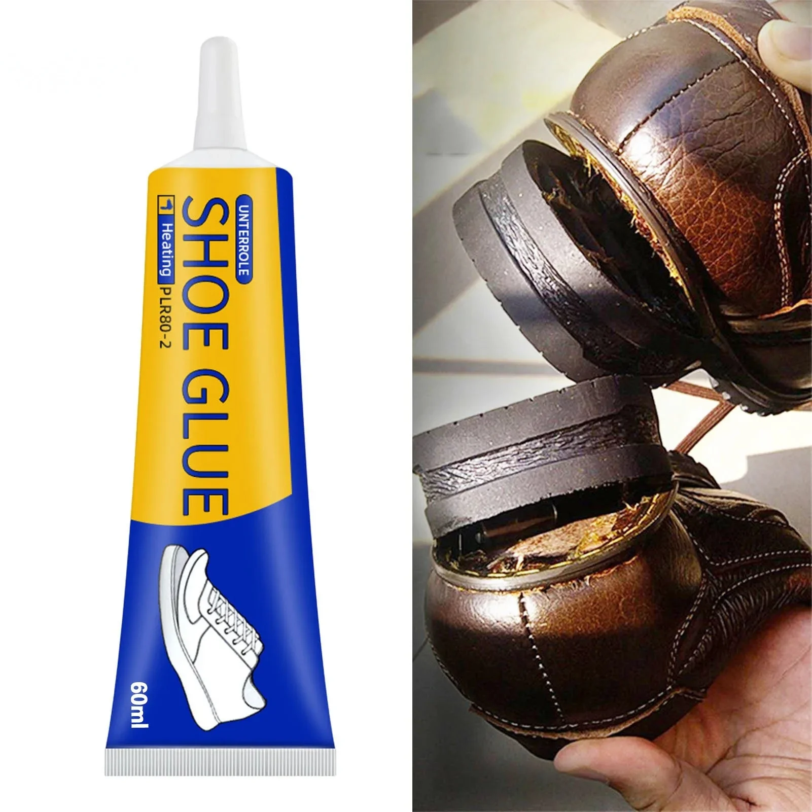 60ml Super Strong รองเท้ากาว DIY ซ่อมกาว Universal รองเท้ากันน้ําซีลสําหรับรองเท้าผ้าใบ BOOT หนัง Fast Repair กาว