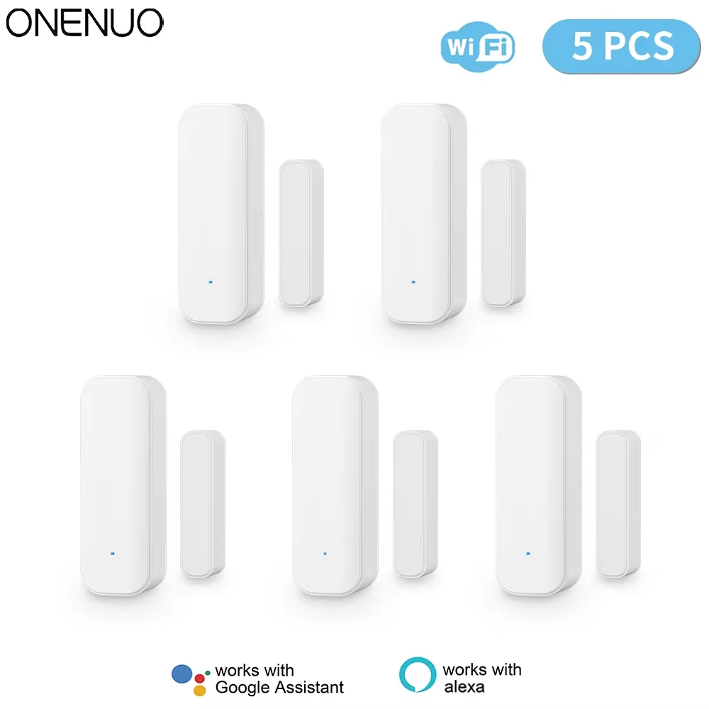 Tuya wi fi sensor de porta janela entrada sensor segurança assaltante sensor alarme vida inteligente sensor porta magnética alexa google casa