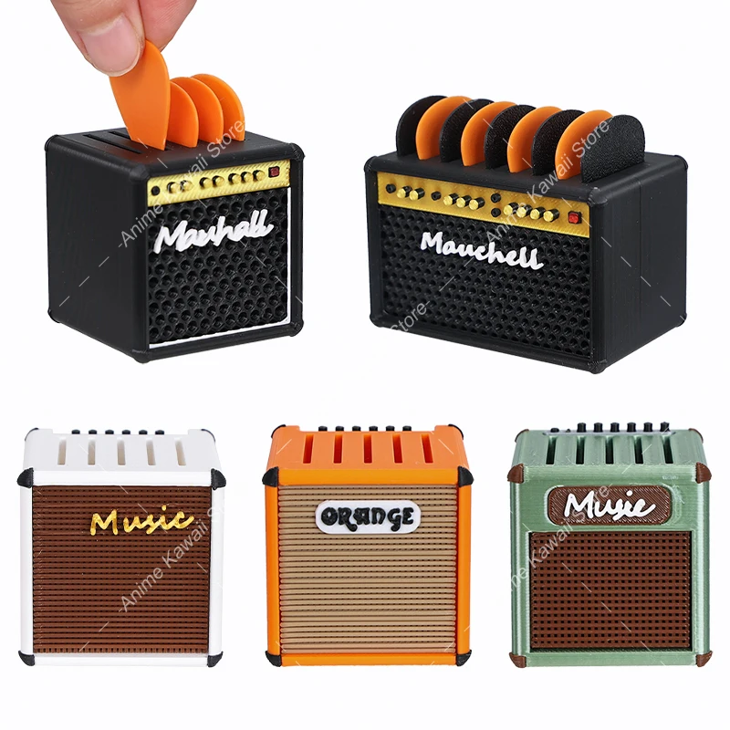 3D Printed Large-Capacity Portable Guitar Pick Holder Waterproof Dustproof Guitar Picks Organizer Picks Storage And Display