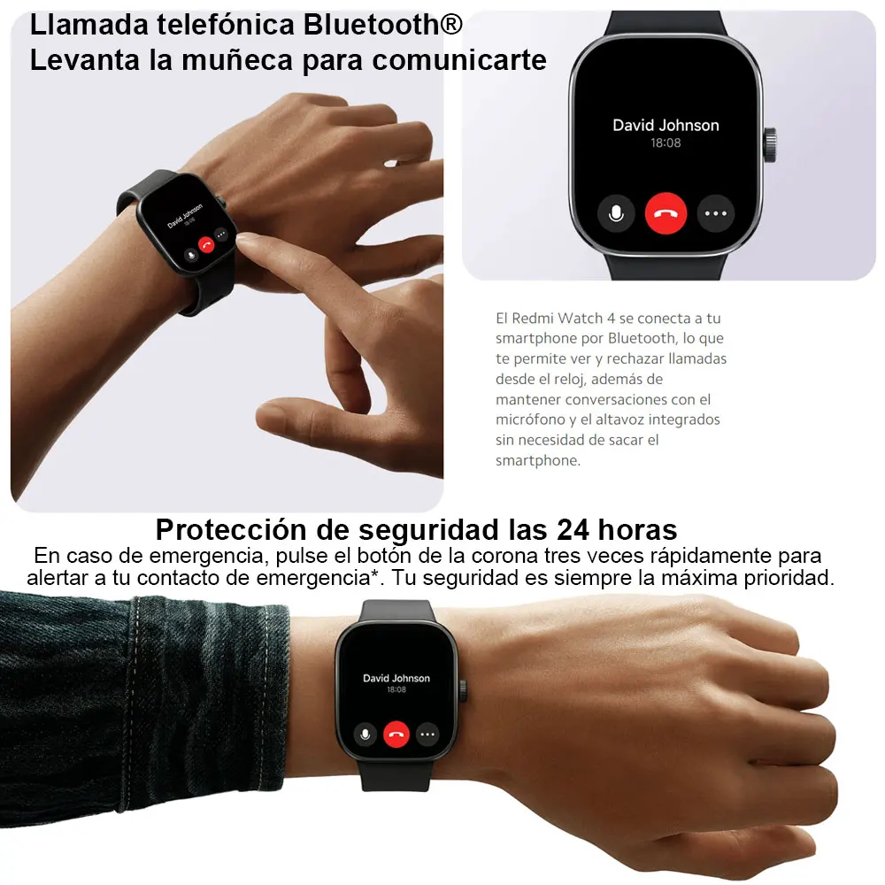 Auf Lager Globale Version Redmi Watch 4 Smartwatch Ultra Large 1,97'' AMOLED-Display 20 Tage Akkulaufzeit Unterstützt 5 Systeme