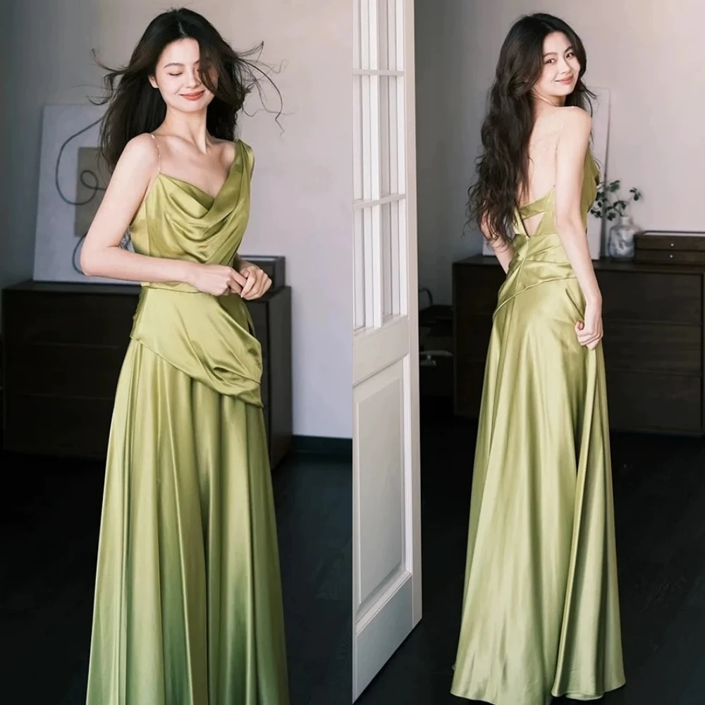 Gaun Malam Elegan Model A-Line Satu Bahu, Gaun Selebriti Berkualitas Tinggi, Gaun Prom yang Anggun