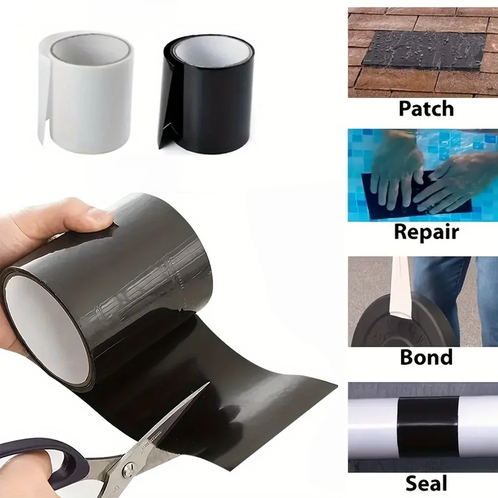 Stoppen Sie Leckereien sofort mit superkleberem wasserdichtem Klebeband – Reparatur von Gärten im Freien, Küchen, Badezimmer, Rohreimer und Wasserleitungen
