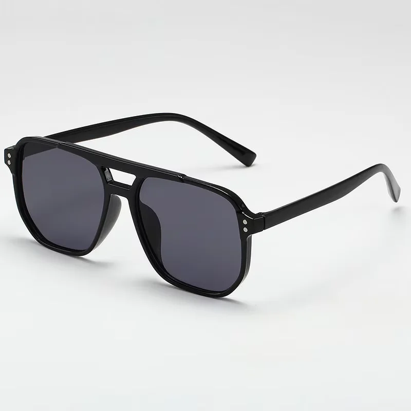 Vintage Männer Frauen Große Sonnenbrille Männer Platz Shades Marke Designer Unisex Sonnenbrille Schwarz Objektiv Männlich Weiblich Sonnenbrille UV400