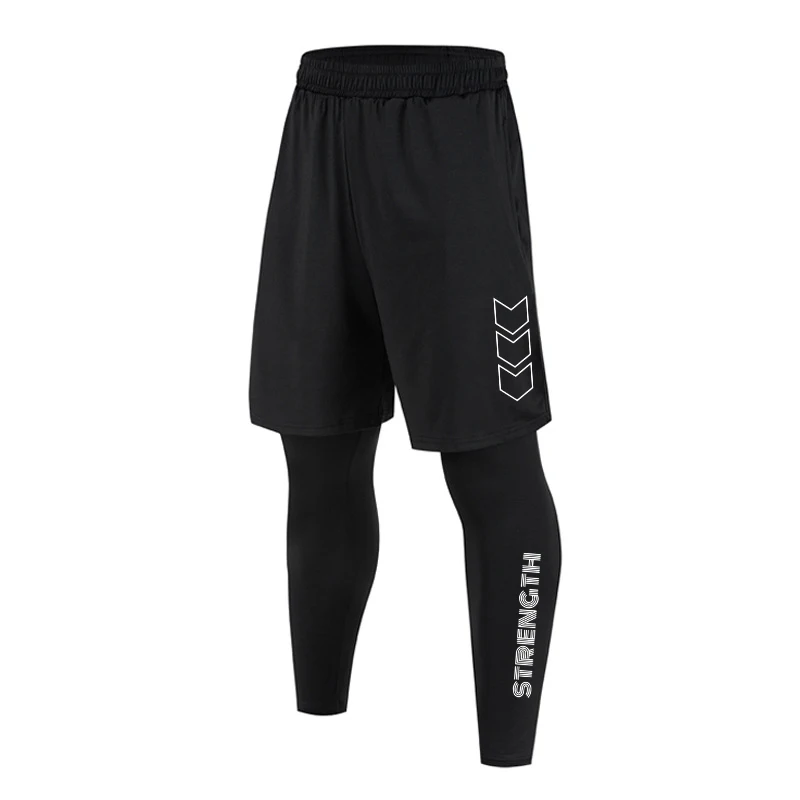 กางเกงวิ่งผู้ชายกางเกงรัดกล้ามเนื้อ Quick DRY Jogger กางเกงออกกําลังกายกางเกงขายาวความยืดหยุ่น Sweatpants ฟิตเนส Tights