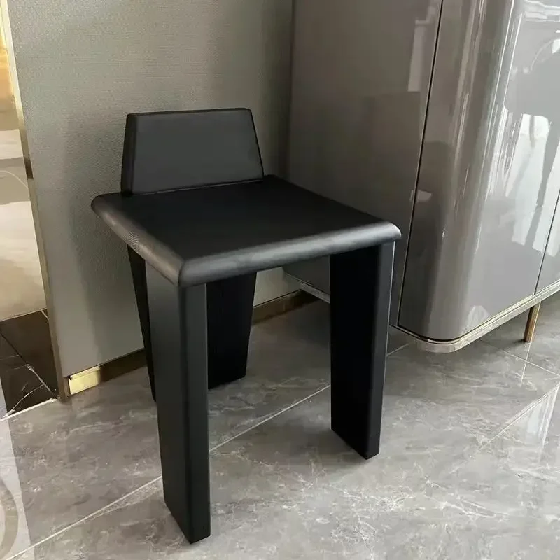 Simple, taburete, silla de comedor, hogar, silla, silla trasera, maquillaje, retro, sala de estar de madera maciza, medieval