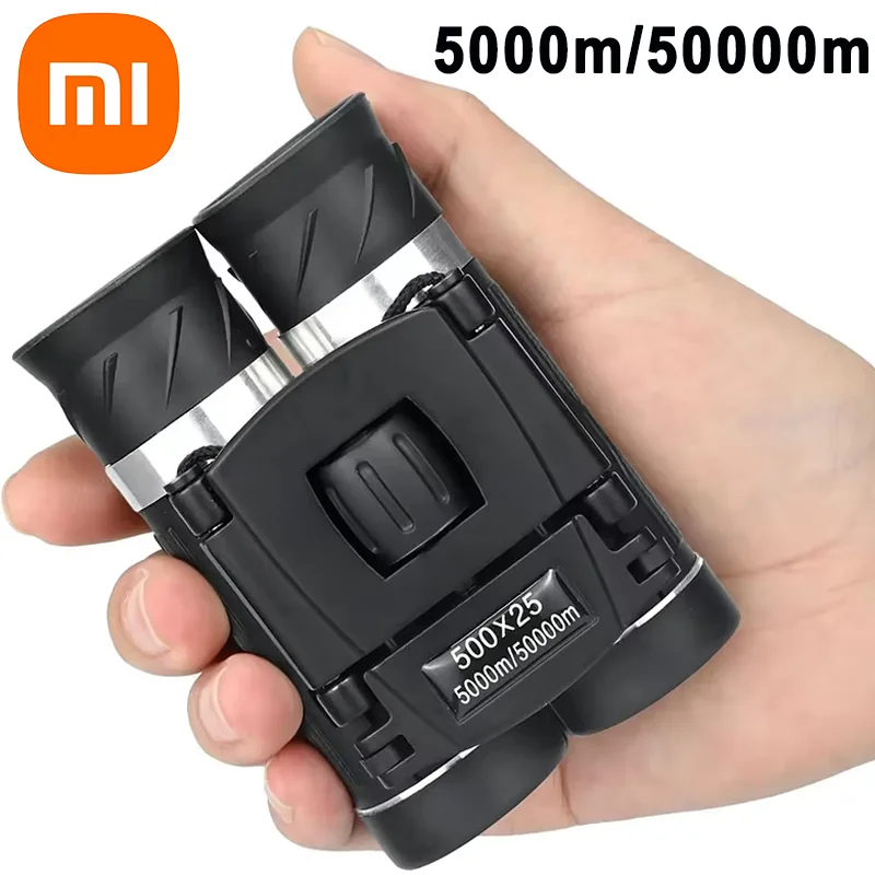 Xiaomi-prismáticos portátiles de gran aumento, 5000M/50000M, 500X25, Mini tubo recto, telescopio para fotografía al aire libre