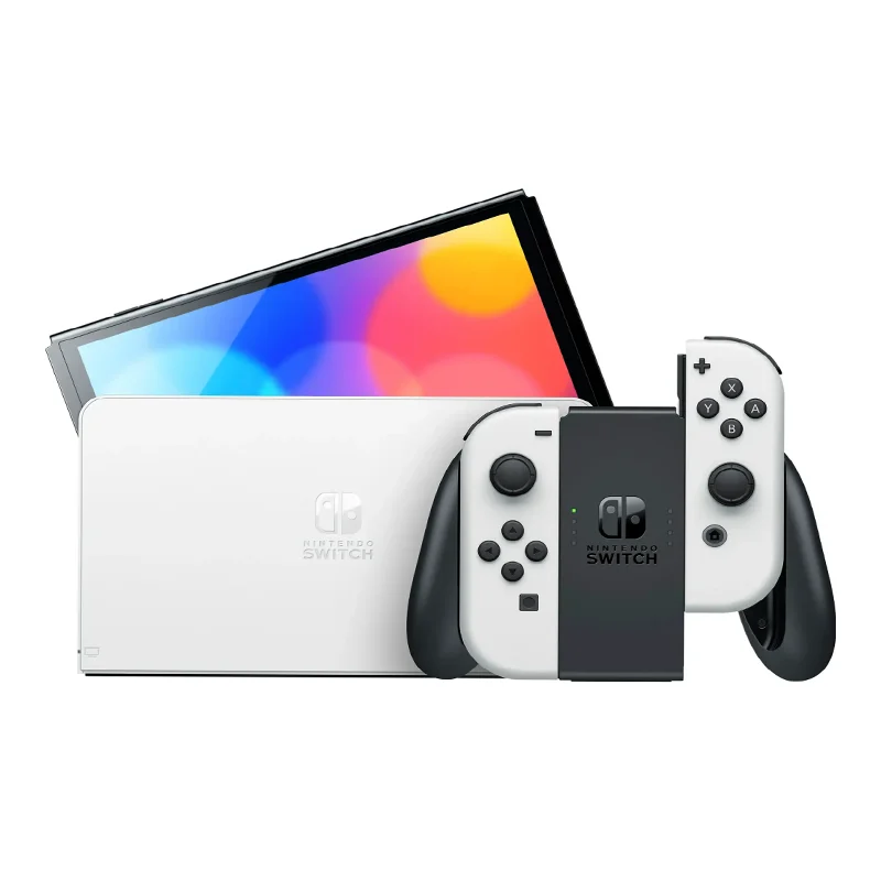 【Brand+】Konsola do gier Nintendo Switch OLED 64GB z 7-calowym wyświetlaczem OLED