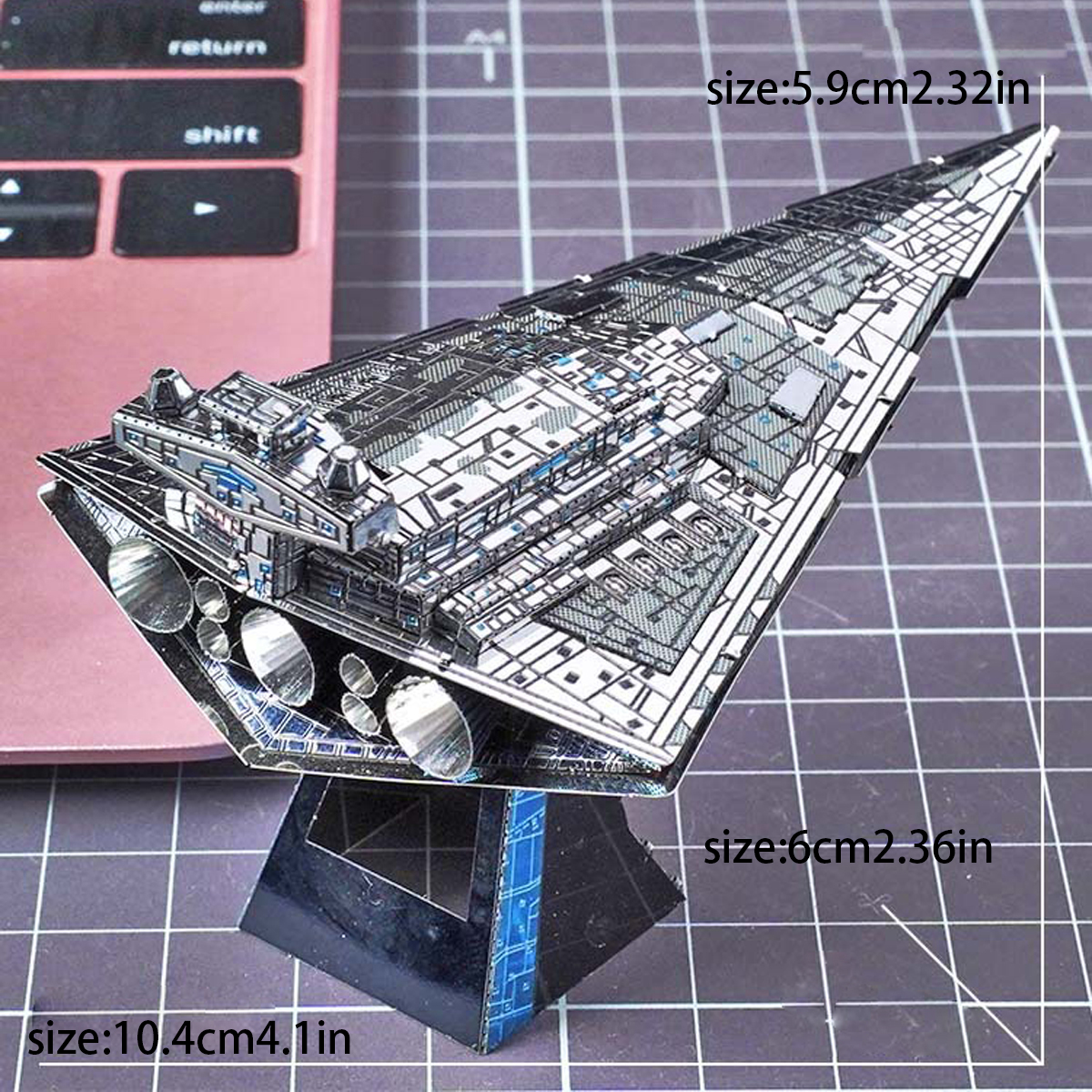 Металлический 3D-пазл-конструктор «самолёт и корабль»