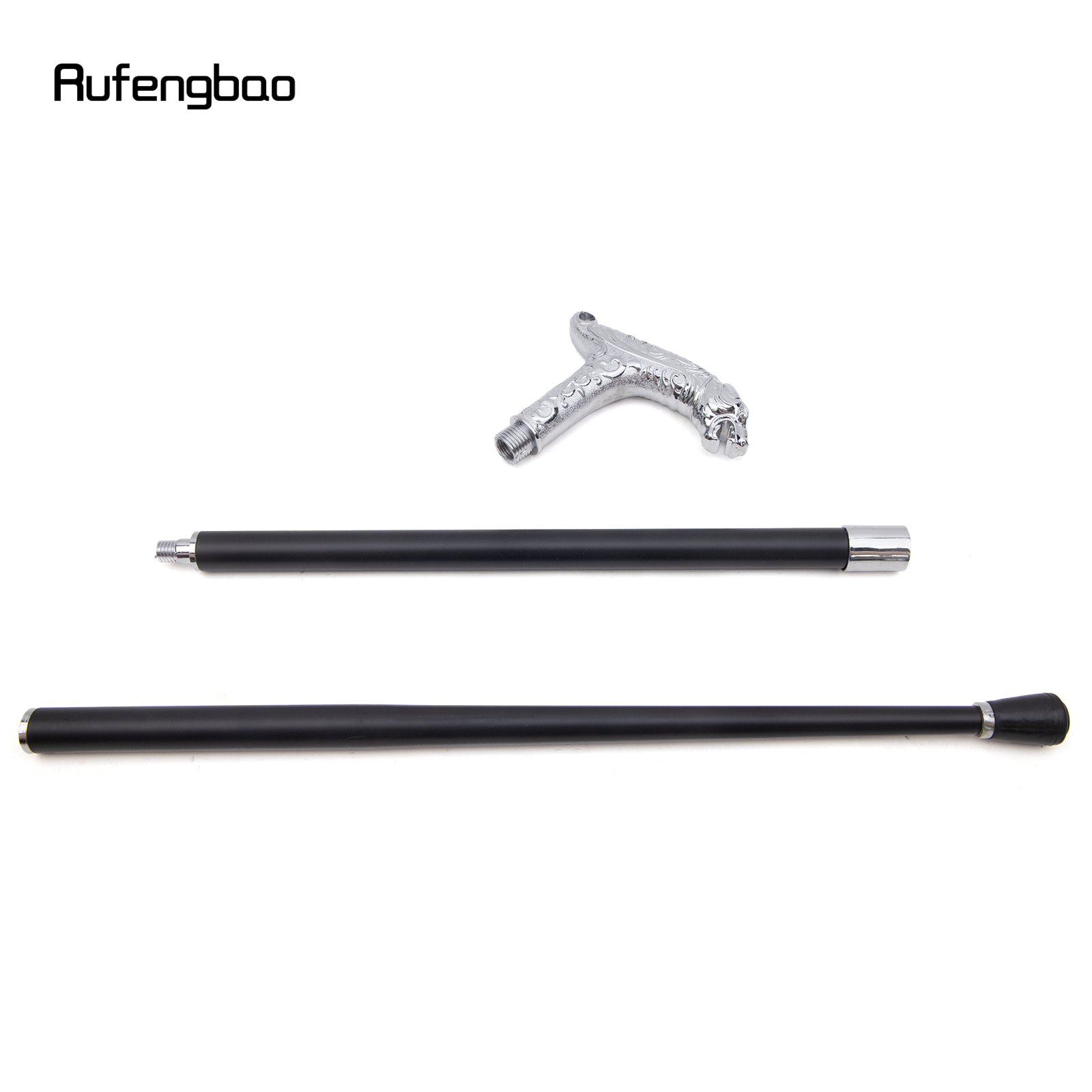 Leopardo branco com cauda moda bengala para festa decorativa bengala elegante botão crosier bengala 93cm