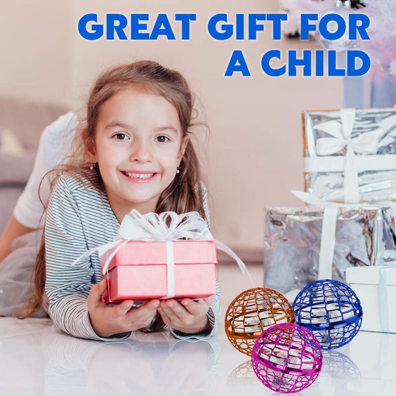 Brinquedo de bola voadora 2025 controlado à mão Boomerang Hover Ball Brinquedos Fidget Flying Spinner com luzes mágicas