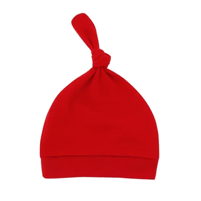 1 Chiếc Đồng Màu Nơ Handmade Trẻ Sơ Sinh Nón Mềm Mại Thân Thiện Với Da Bé Gái Mũ Thời Trang Sơ Sinh Mũ Quần Áo Trang Trí