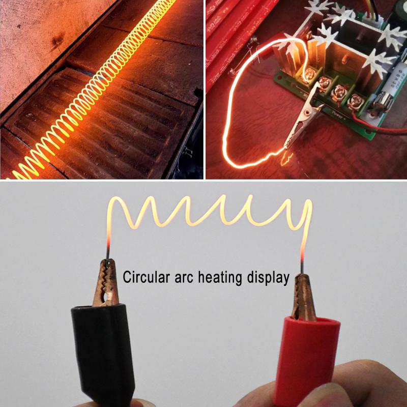 Cable calefactor de 1-50M, 0,08-3mm de diámetro, alambre de nicromo, cables de resistencia de espuma de corte, hilo calefactor de aleación, bobinas calefactoras eléctricas de nicromo