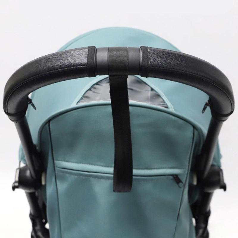 1 комплект, детские коляски из искусственной кожи, чехол на подлокотник, ручка тележки для новорожденных, бампер, рукав A2UB