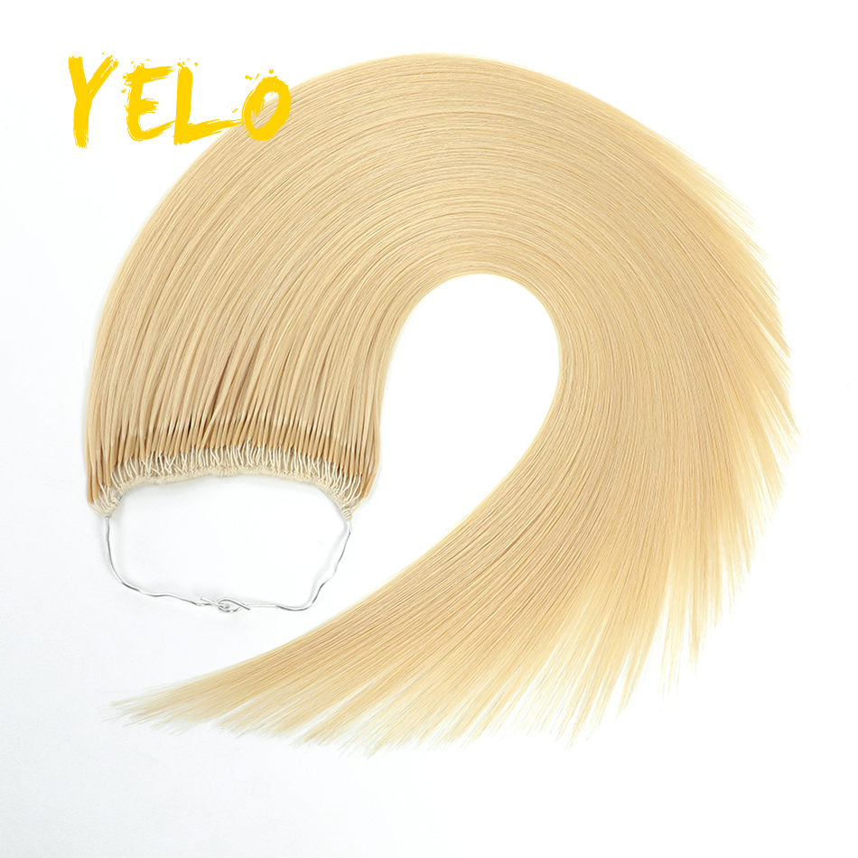 Extensiones de cabello con punta gemela de hilo de algodón liso, Popular de Corea, cabello humano plano de queratina, cabello chino sin procesar preadherido