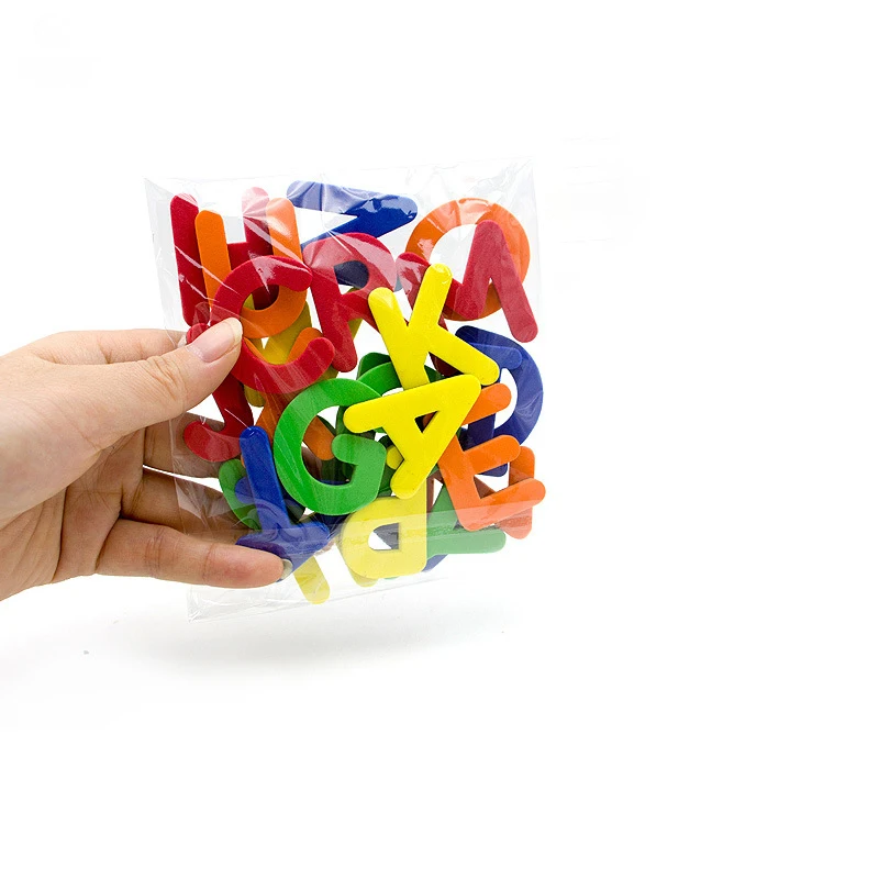 Magnetic Letters Numbers Alphabet ABC 123 Fridge Magnets Plastic Educational Preschool Learning Toy Set Uppercase Lowercase Math