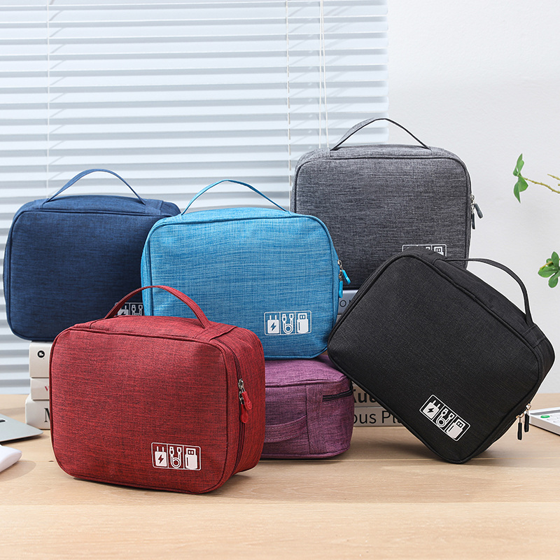 Leisure Office Travel Multifunctional Electronic Products Data Cable Storage Bag Waterproof Portable Digital Storage Bag
