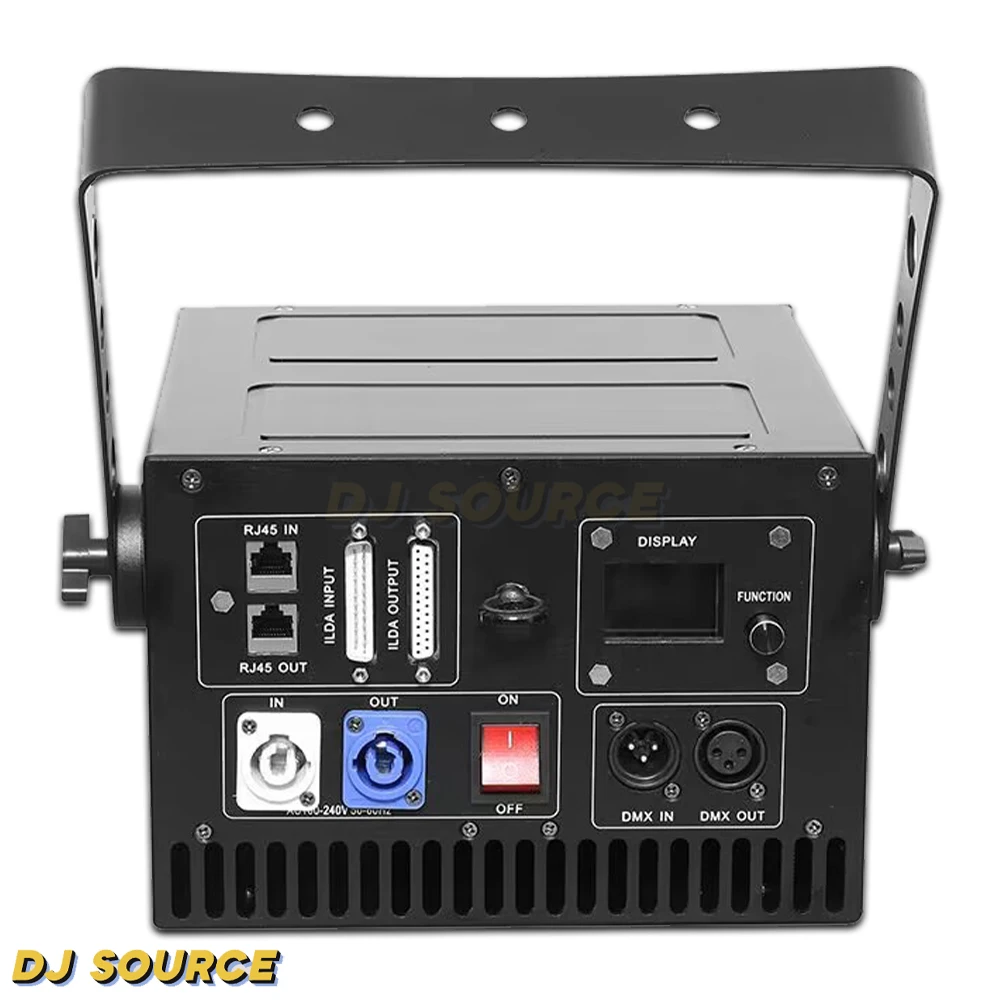 RJ45 + ILDA 6W 8W 10W 12W RGB luz láser a todo Color Control de aplicación efecto de animación DMX512 Dj Fiesta Disco Club efectos de escenario de boda