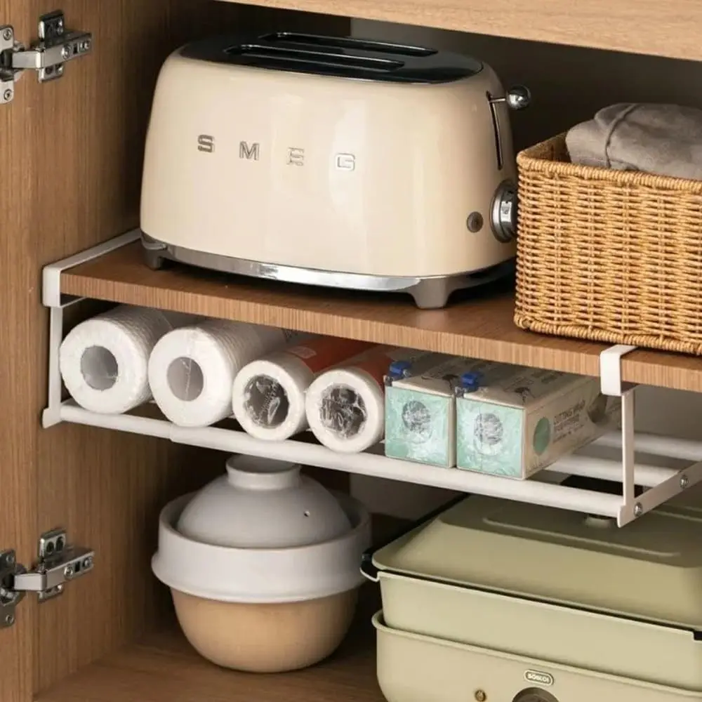 Simple Partition Shoe Tray storage Household Retractable Under Hanging Layered Space-Saving Multi-Purpose Cabinet Class Shelves