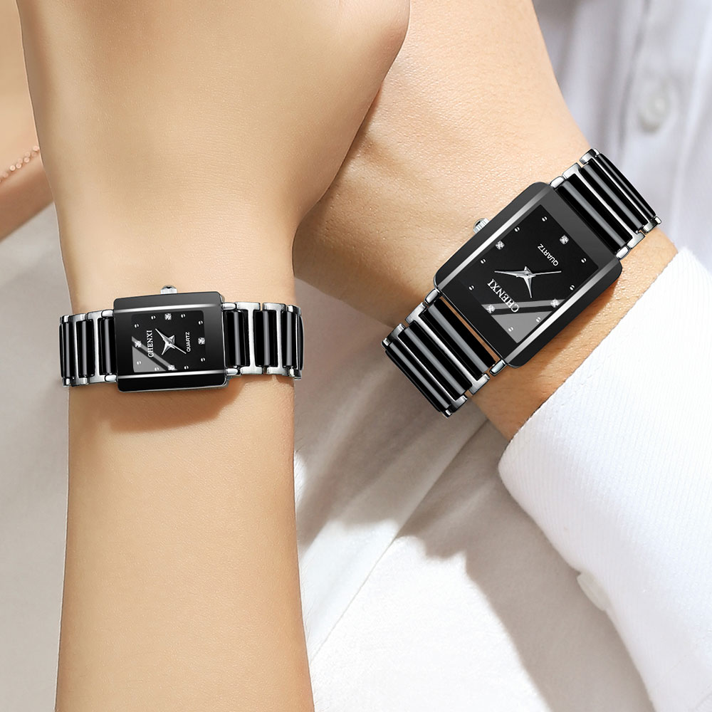 CHENXI, relojes de marca de lujo para amantes, reloj de cuarzo para hombres o mujeres, correa anticerámica para hombre, reloj de pulsera resistente al agua para mujer, reloj de regalo para hombre