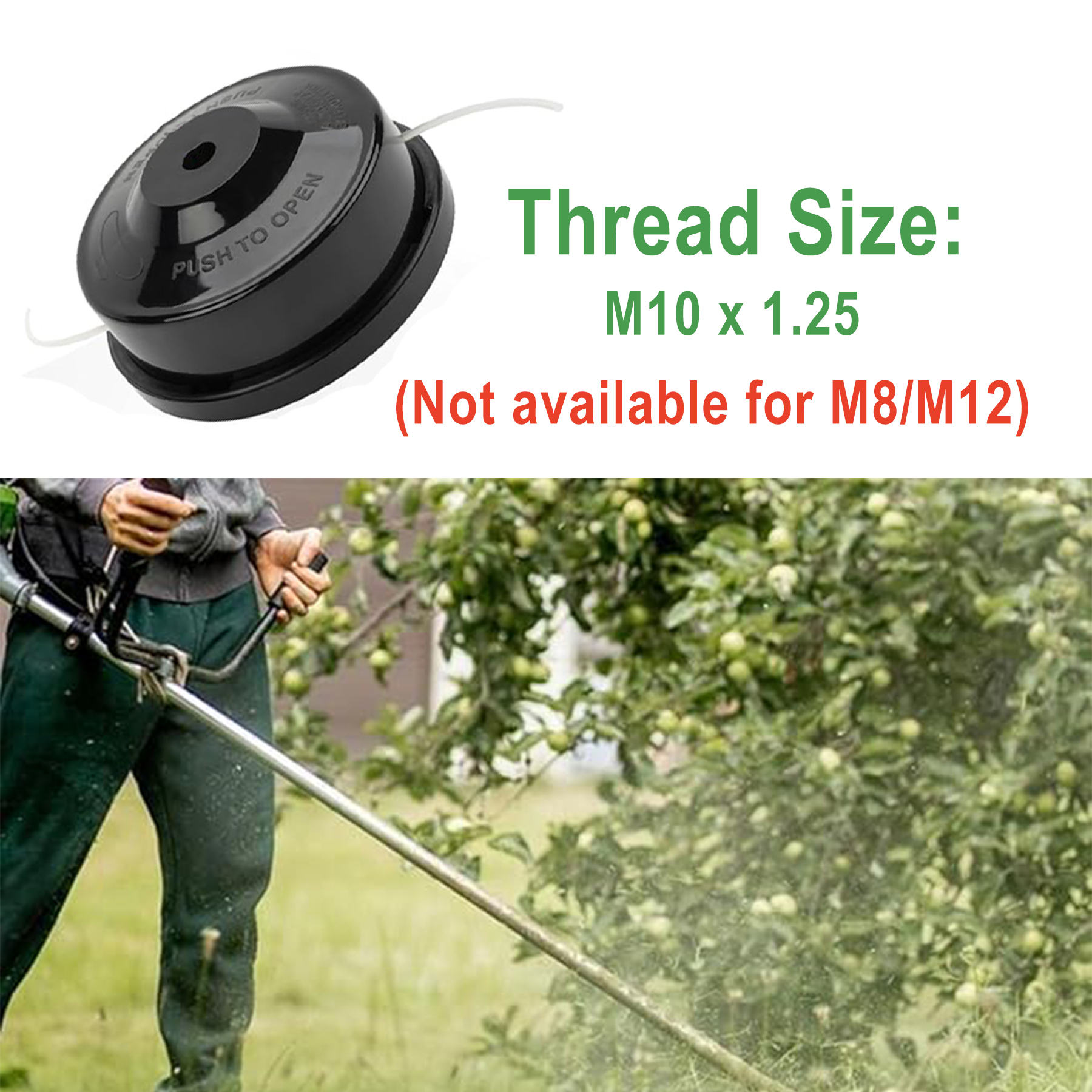 T TOVIA 가솔린 브러시 커터용 일반 가정용 라인 트리머 헤드