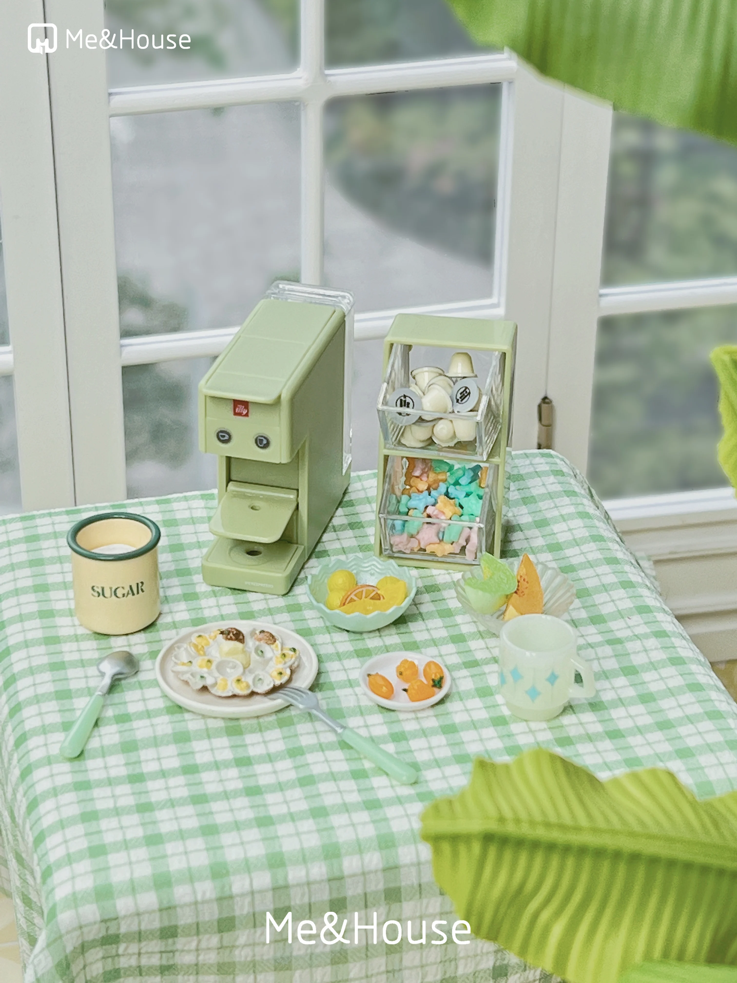 1/6 doll house model furniture accessories mini model  Capsule rack/coffee storage frame（The shell needs to be used with drawer）