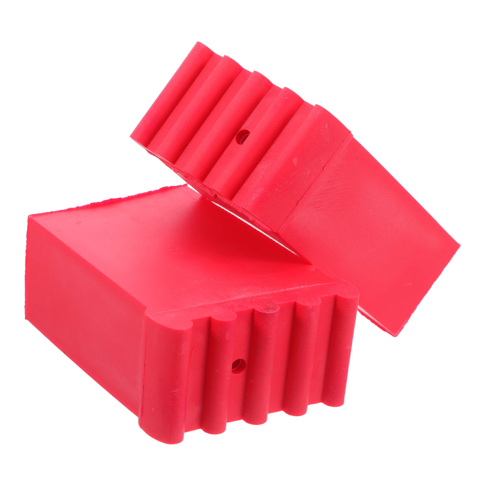 Cubierta de pie de escalera, Protector antideslizante de pies de goma de repuesto, almohadilla aislante de seguridad para construcción de ingeniería, 2 uds.