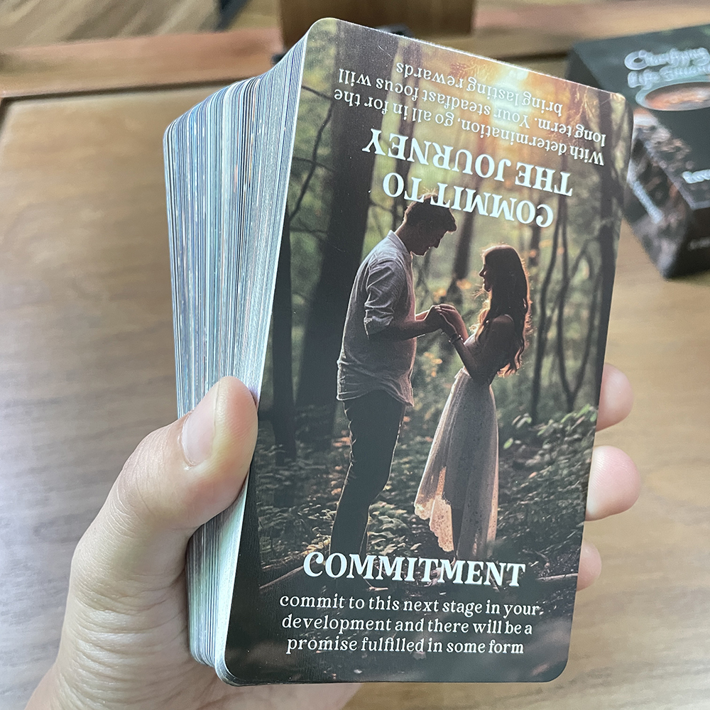 Klärung von Lebens situationen Liebe und Karriere Lesungen Orakel karten Englisch Version Tarot Deck in Box 80-Karten