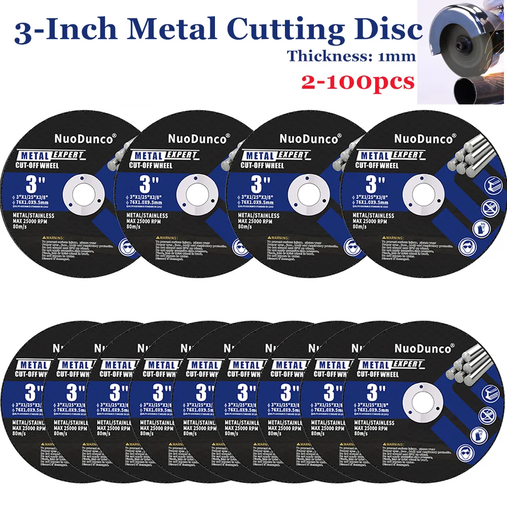 New 3Inch 75Mm Nhựa Đĩa Cắt Dremal Kim Loại Cắt Bánh Xe Mài Đĩa Cho Máy Mài Góc Xoay Công Cụ phụ Kiện 2-100Pcs