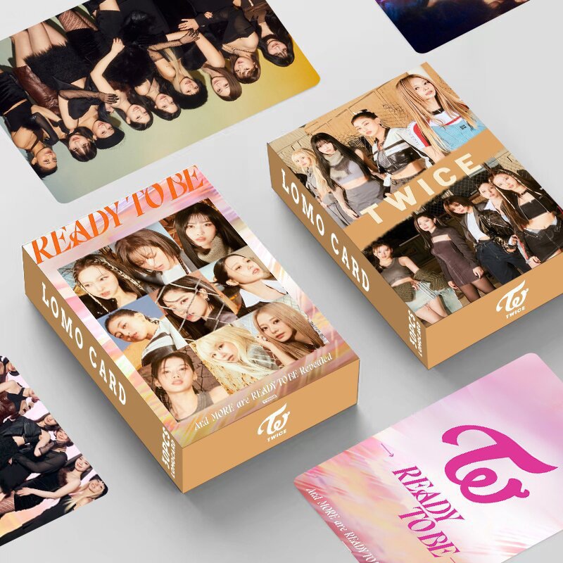 30Pcs/Box Kpop Twice New Ablum Between 1&2 Photocards Lomo Card Double Side Print Photo Cards For Fans Collection Stationery