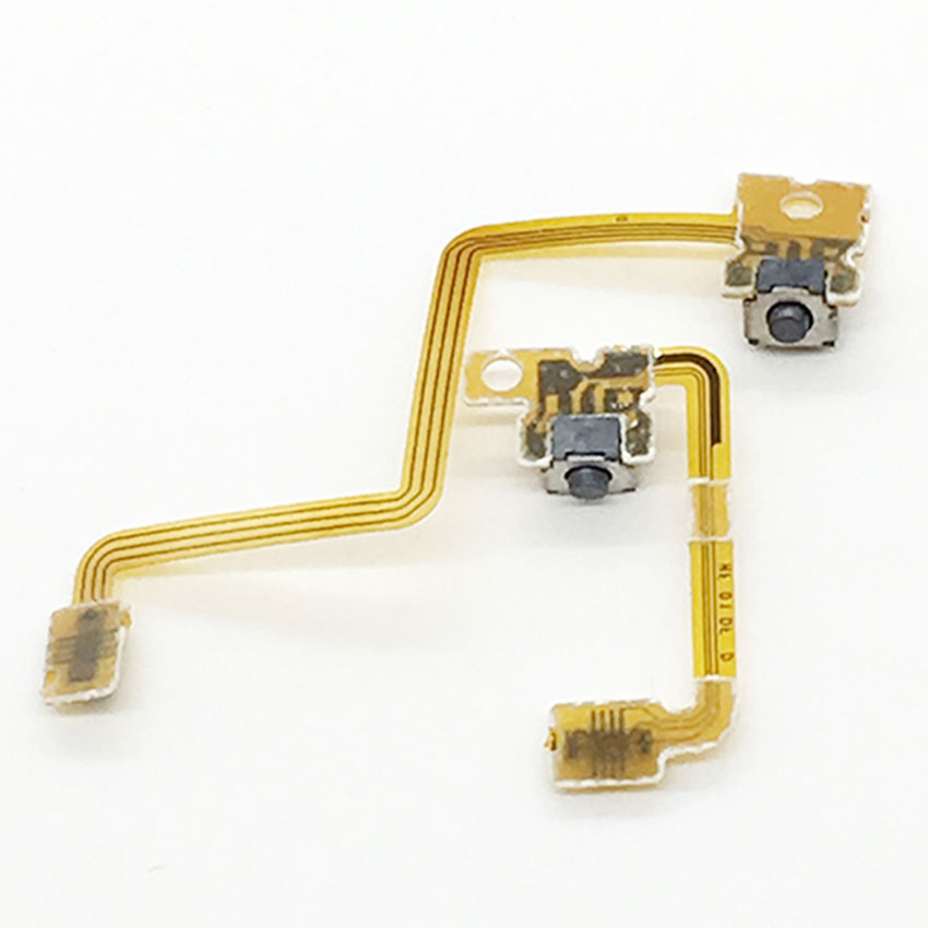JCD L R ショルダーボタンとフレックスケーブル 3DS 3DSLL 3DSXL 新しい 3DS LL XL 修理左右スイッチトリガー