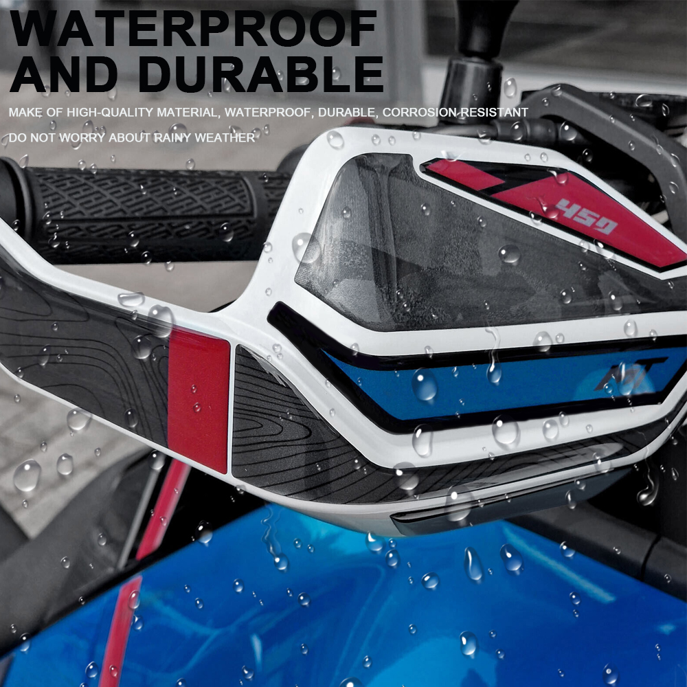 Para CFMOTO CF moto 450MT 450 mt 2024 Protector de manos para motocicleta pegatina calcomanía 3D calcomanías de protección impermeables