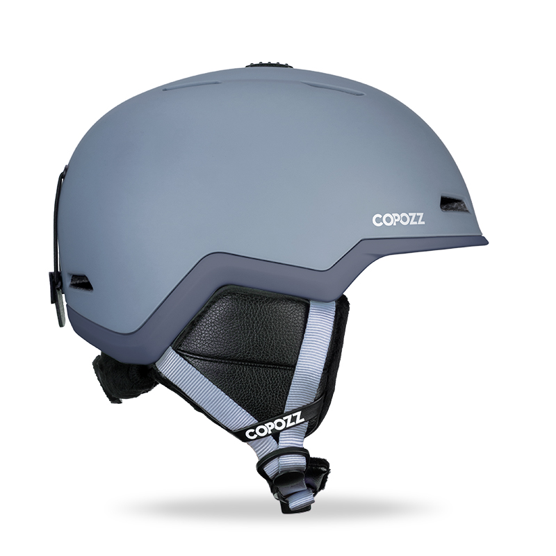 COPOZZ Winter-Ski-Snowboard-Helm, halbbedeckter Anti-Schlag-Schutzhelm, Radfahren, Schneemobil, Skifahren, Schutz für Erwachsene und Kinder