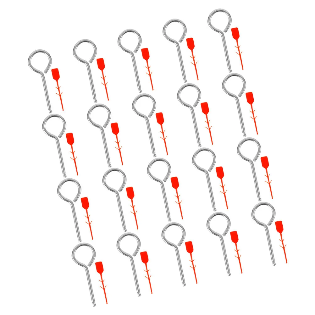 50 set Fire Extinguisher Pin Set Replacement Safety Seals Iron Latch Components Parts Lock Home Office Use Handheld Fire