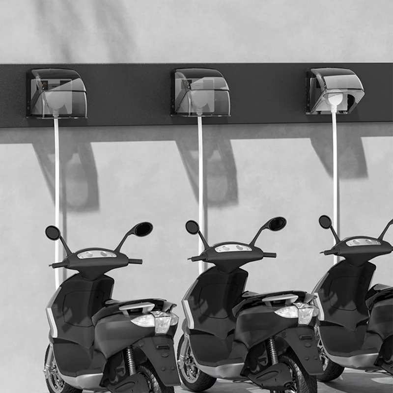 Cubierta protectora para enchufe exterior tipo 86, enchufe eléctrico para baño, cubierta impermeable, toma de corriente, caja impermeable, suministros eléctricos