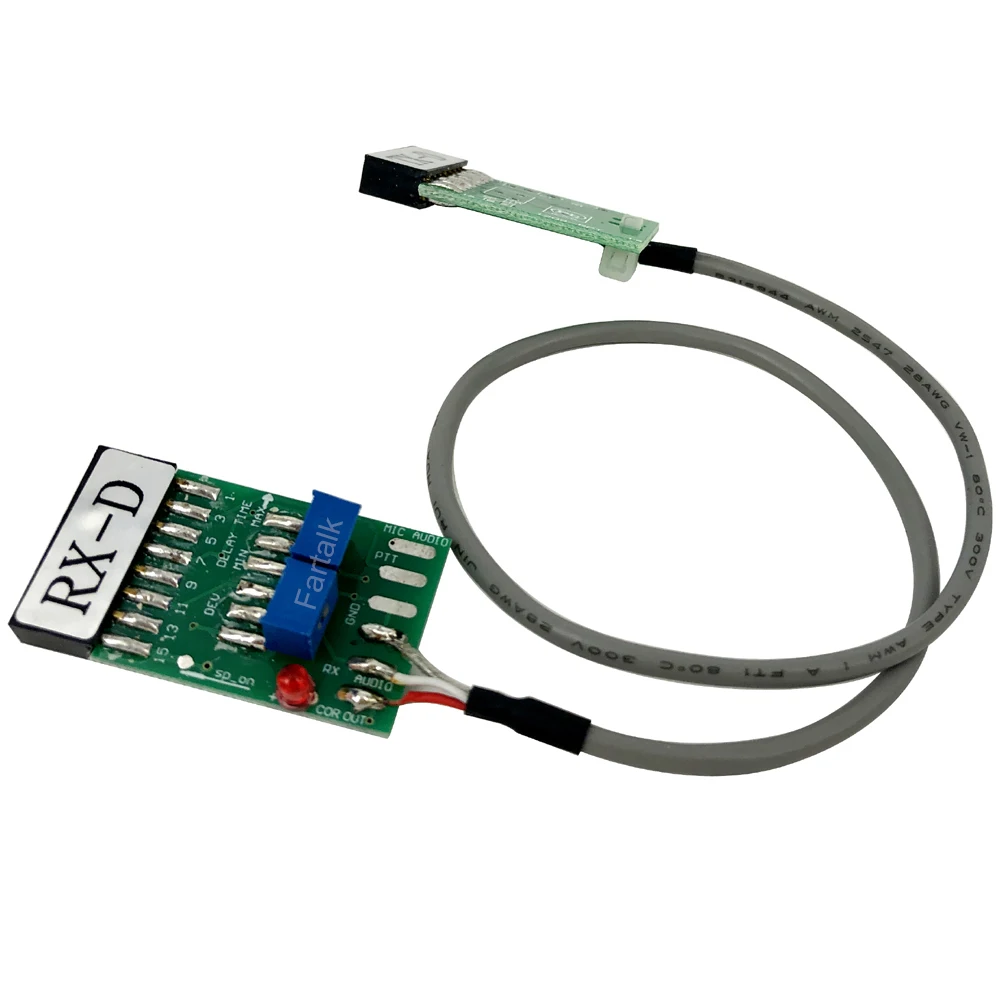 Cabo conector repetidor de rádio TX-RX atraso de tempo para motorola gm300 gm338 gm3188 gm3688 gm950i gm950e sm120 walkie talkie