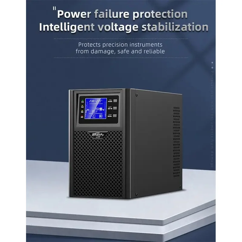 2000VA 1800W Input 220V and Output 220v Shanpu UPS Pure Sine Wave Online UPS Power Supply UPS 2kva
