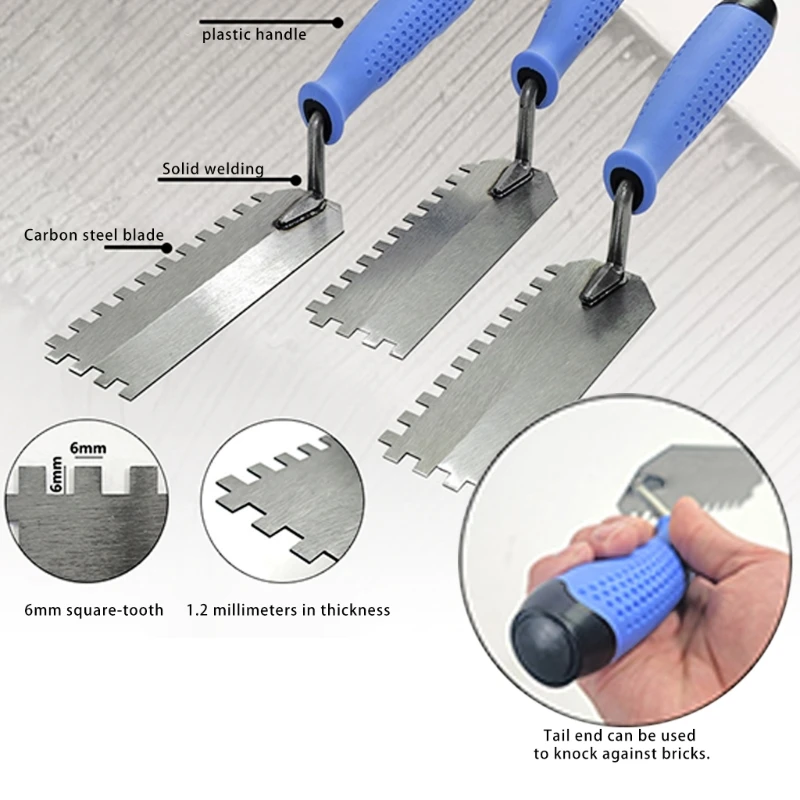 Công cụ xây dựng putty bằng thép bằng thép carbon chuyên nghiệp cho gạch & gạch làm việc với góc vuông