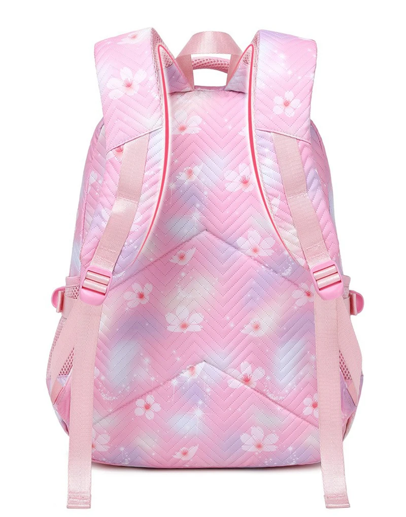 Lilo Stitch Mochila de grande capacidade Mochila leve Mochila de viagem casual para mulheres e meninas Bolsas de almoço com caneta