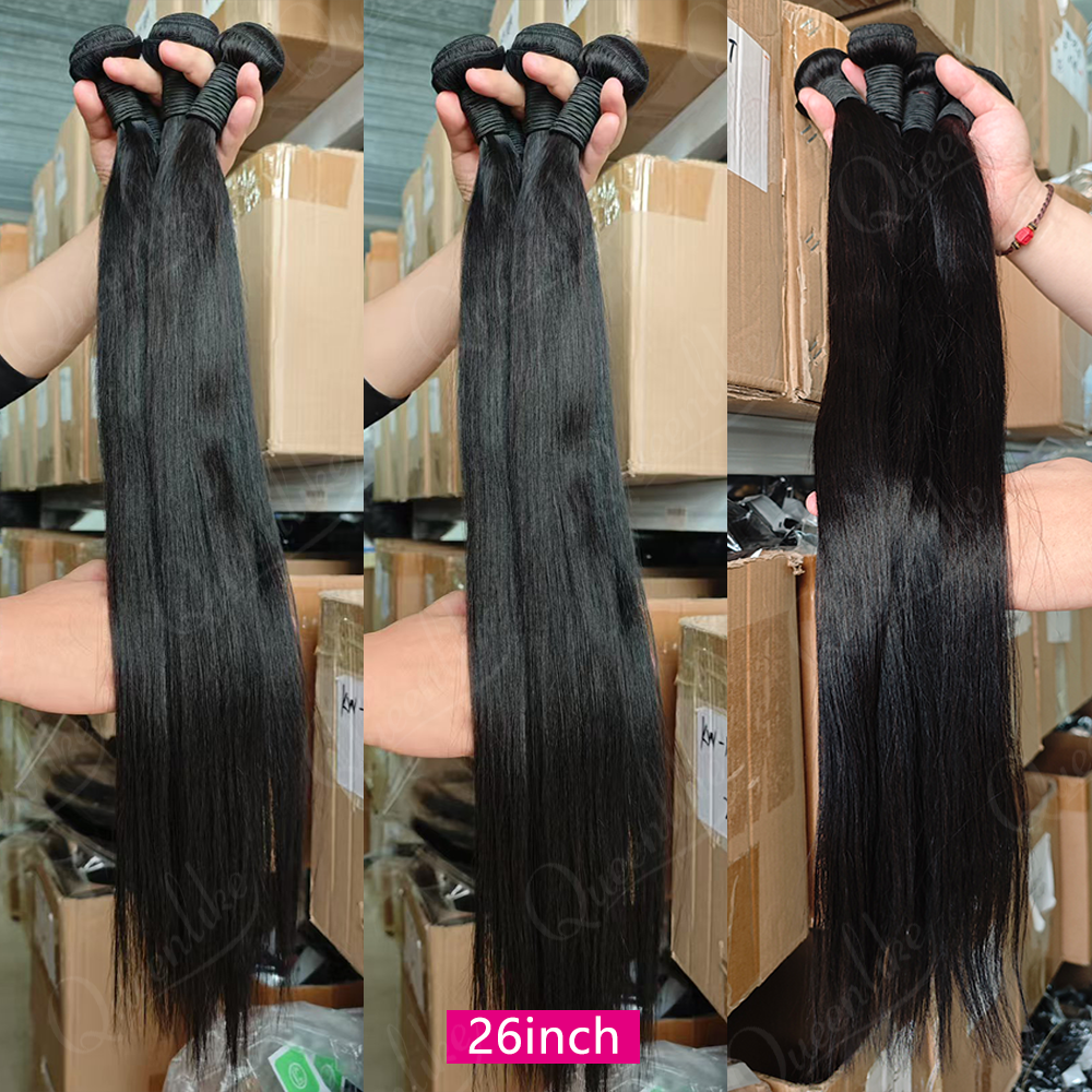 30 40 polegada pacotes de cabelo humano em linha reta com fechamento 5x 5/6x6 pacotes crus brasileiros 100% cabelo humano 13x4 fechamento frontal e pacotes
