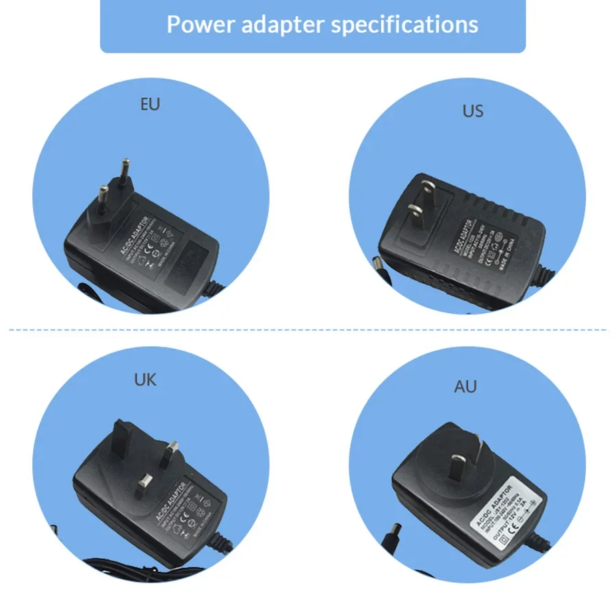 12V 4A 5A Netzteil Transformator 220V Zu 12V Adapter 12V 6A Quelle 1A 2A 3A 8A Led-treiber Konverter Ladegerät Für Led Streifen