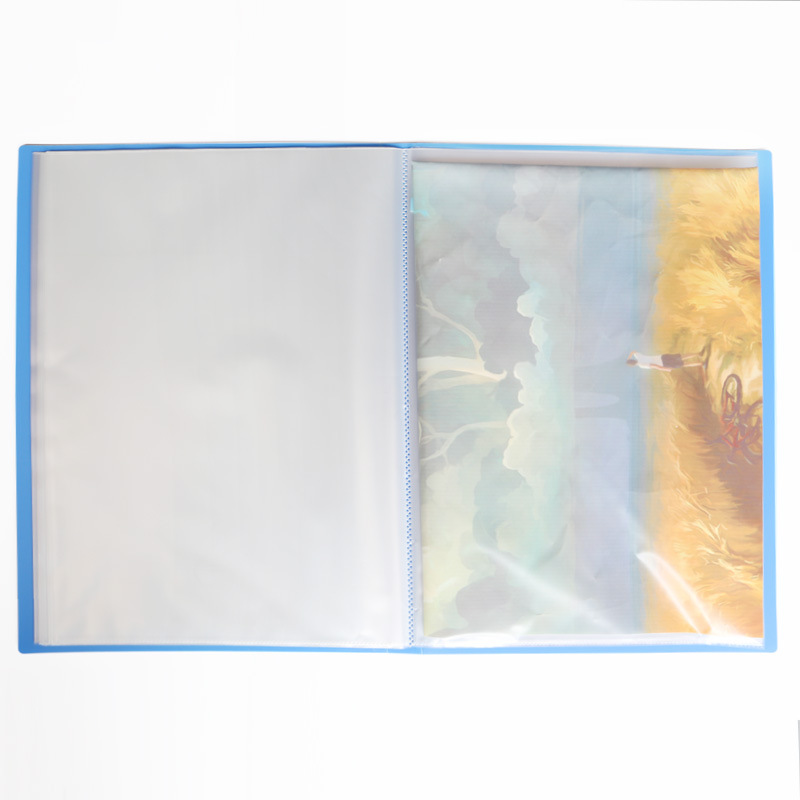 B4 Kunststoff Budget Binder Datei Ordner Dokumente Broschüre Broschüre 40/60 Seiten Büro Student Lieferungen Schreibtisch Veranstalter