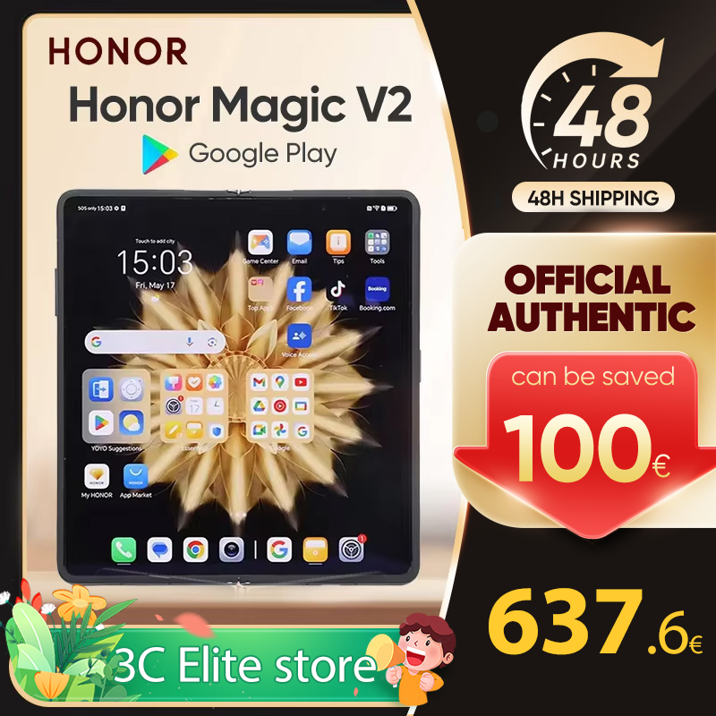 Globale Versie Eer Magie V2 5G Opvouwbaar Ltpo-120Hz-Display 7.92 "50mp-Achteruitrijcamera 'S Snapdragon 8 Gen 2 5000Mah 66W Nfc