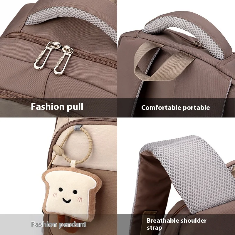 BUNNYFLY 소녀 배낭 Kawaii Bookbag 십대 다중 포켓 학교 가방 초등학교 중학교 연령 6-14