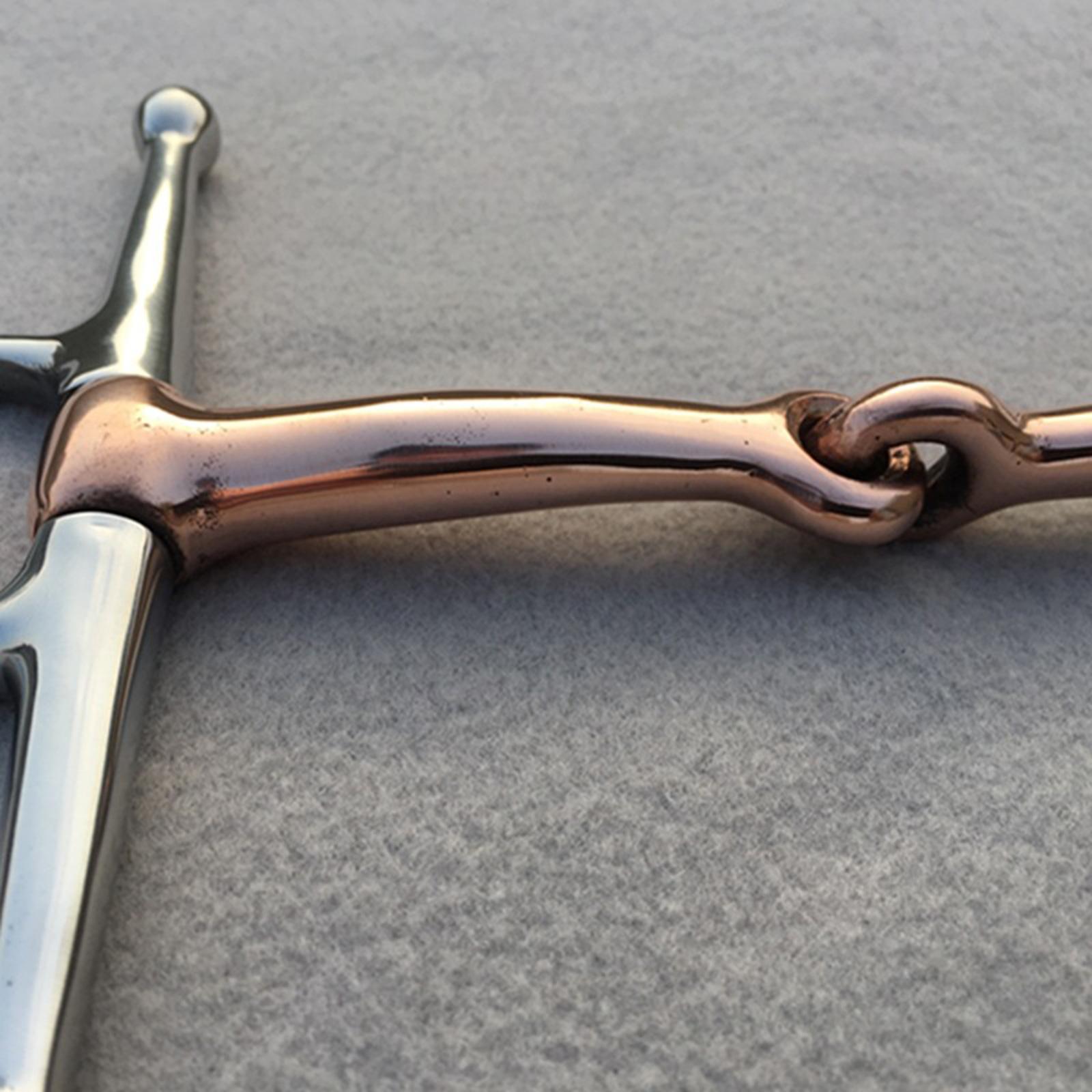 Horse Bit Easy to Use Horse Gag Bit Horse Riding Snaffle Horse Mouth Snaffle for Performance Equestrian Training Equipment