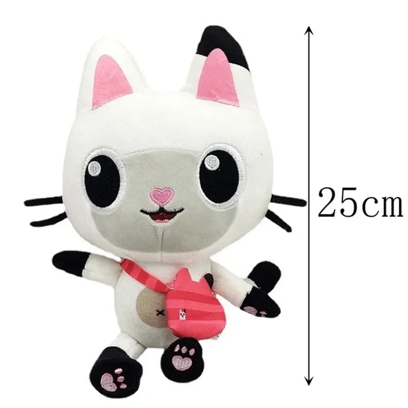 25 cm 8 Stücke Kawaii Gabby Puppenhaus Plüschtier Cartoon Stofftier Meerjungfrau Katze Meerjungfrau Plüschpuppe Kinder Weihnachtsgeschenk