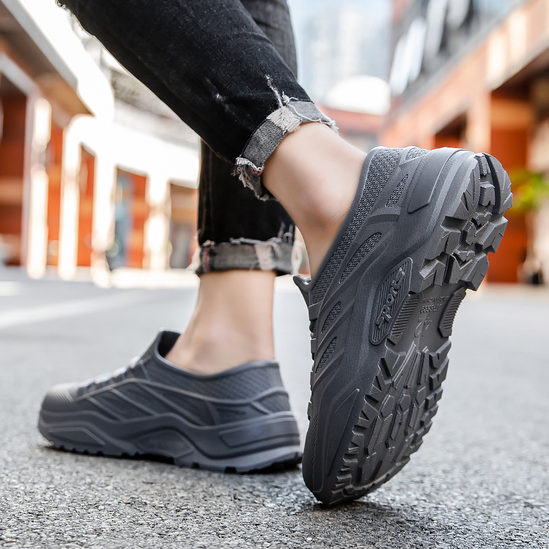 Neue männer Regen Stiefel Flache Wasserdichte Tragen-beständig Küche Auto Waschen Arbeit Schuhe Outdoor Männlichen Turnschuhe männer Licht angeln Schuhe