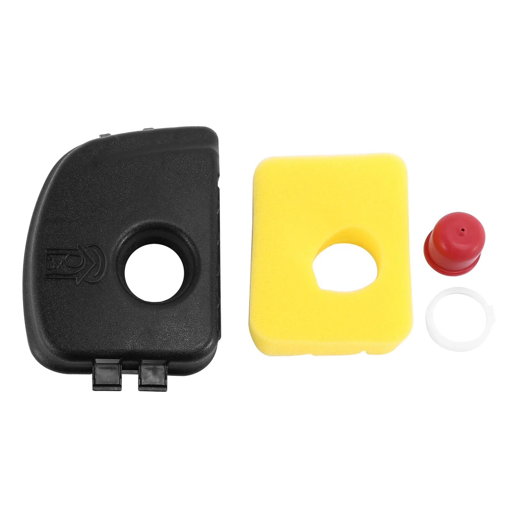 2er Pack 595660 799579 594281   Luftfilterabdeckung und Luftfilter sowie passend für Briggs & Stratton Rasenmäher